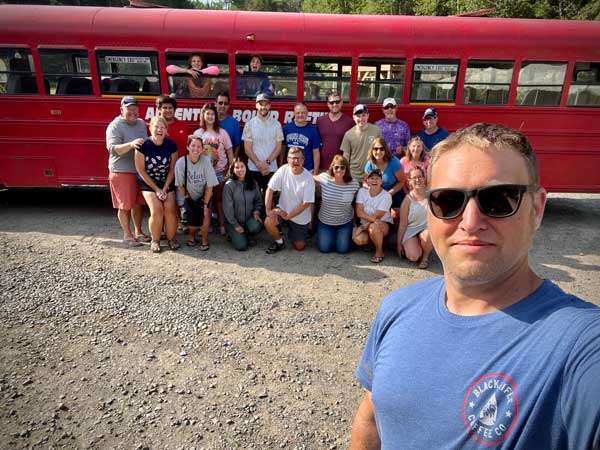 Family overnight camping