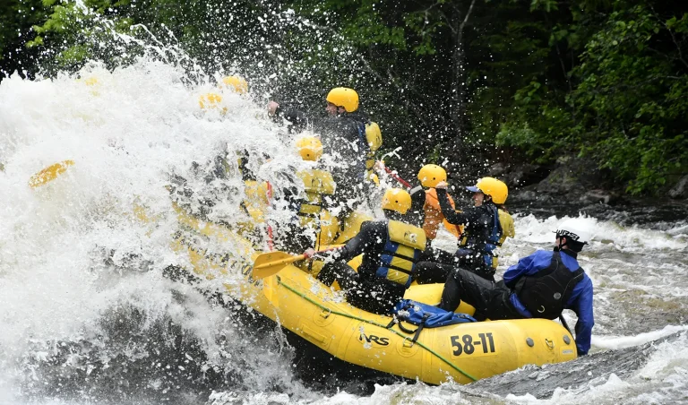 whitewater rafting high water maine