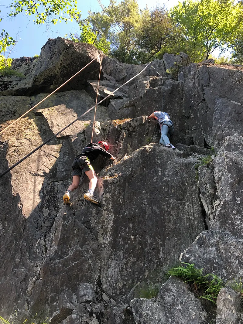 climbing for youth groups.